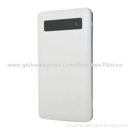 4,000mAh Universal Portable Power Bank with Thin Metal, Extreme Slim, 116 x 65 x 9mm Size